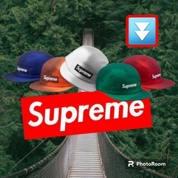 UNIQUE SUPREME Reactive RED Box Camp Cap SS18 Color Change SOLD OUT EVERYWHERE! - Picture 7 of 9